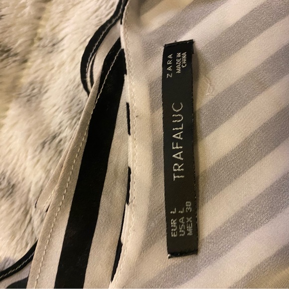 Zara Striped Flowy Tank in L - Picture 2 of 2